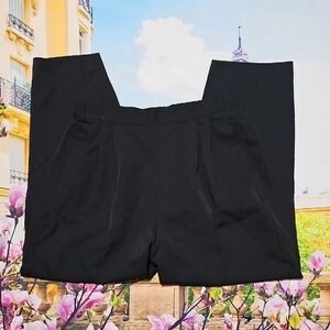 Masscob Chic Black High-Waisted Pull On Pants Size 40